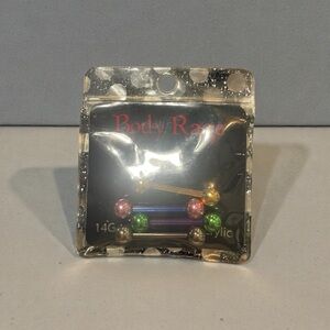 Colorful Body Rage Acrylic Piercing Set